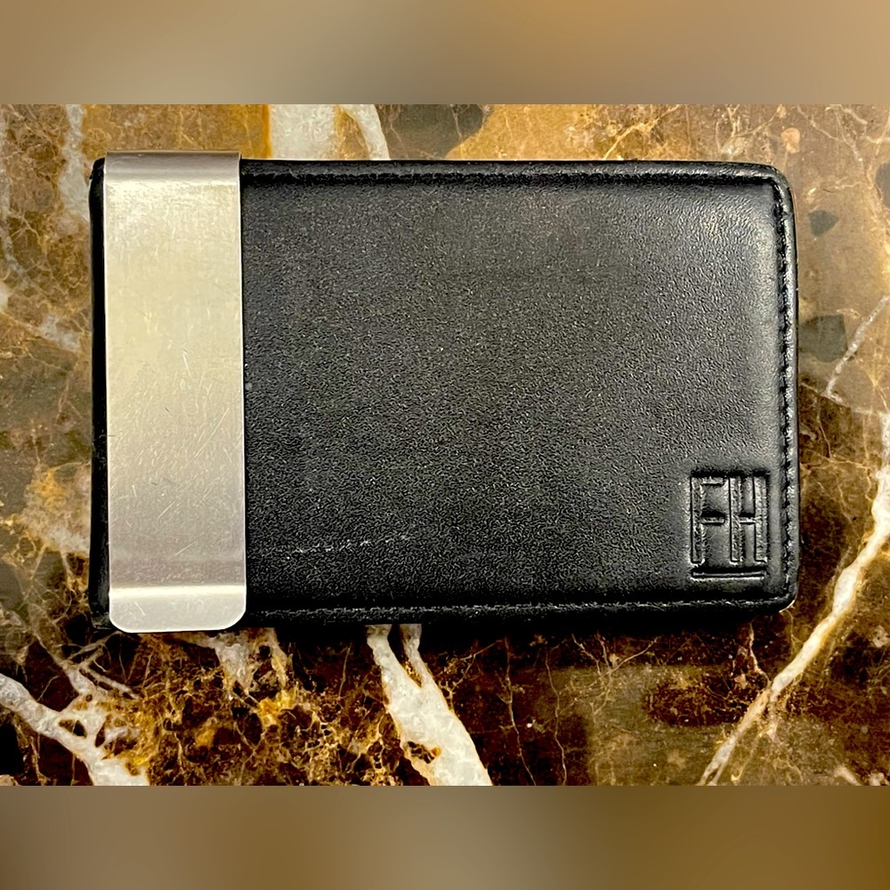 F&H Minimalist Men's Wallet With Money Clip